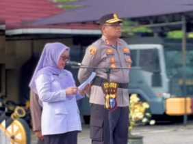 Wabup Misharti Pimpin Apel di Mapolres, Tekankan Pentingnya Edukasi dan Pengawasan Lingkungan