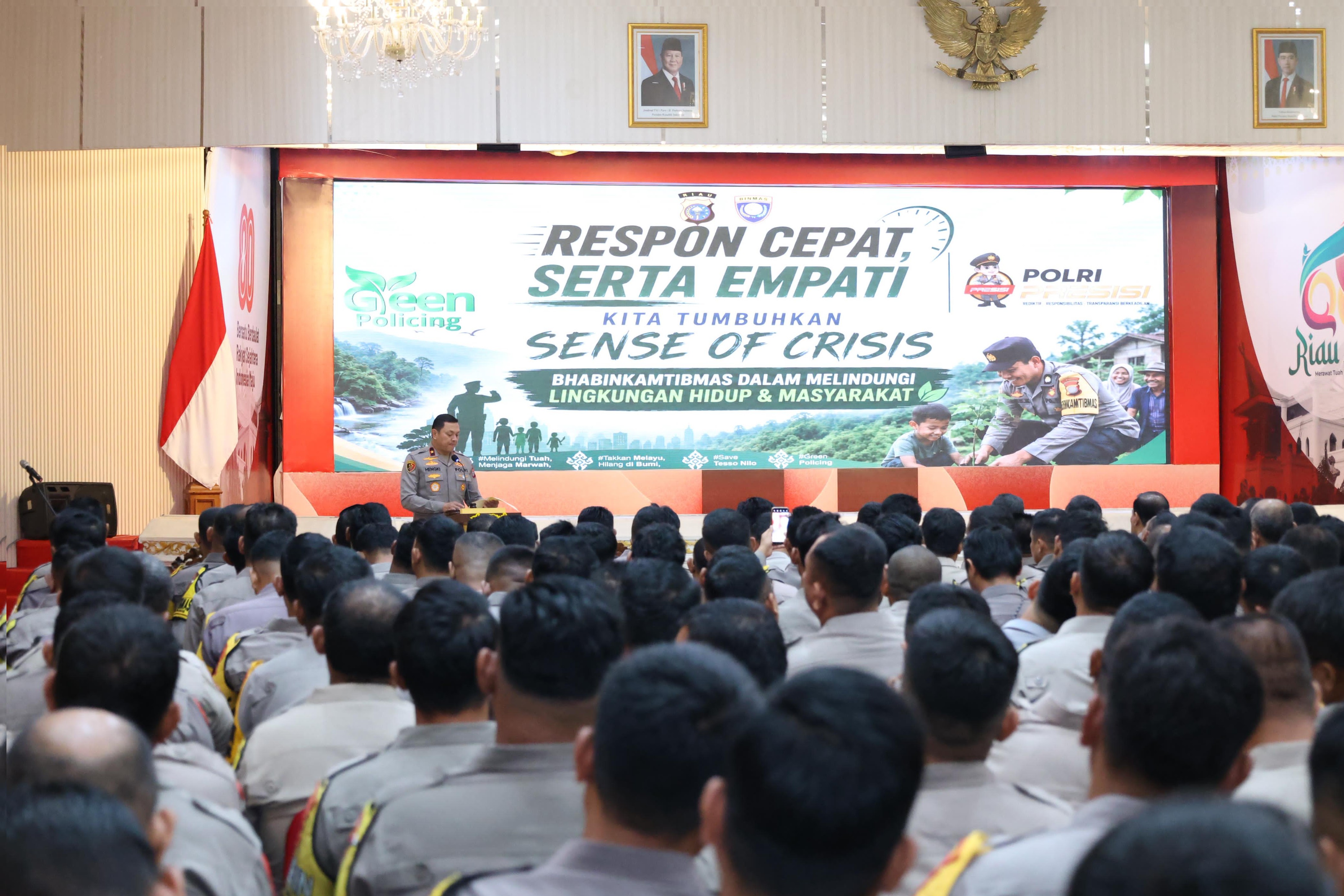 Membangun Kepercayaan Publik: Wakapolda Riau Ajak Bhabinkamtibmas Jadi Pendengar yang Baik