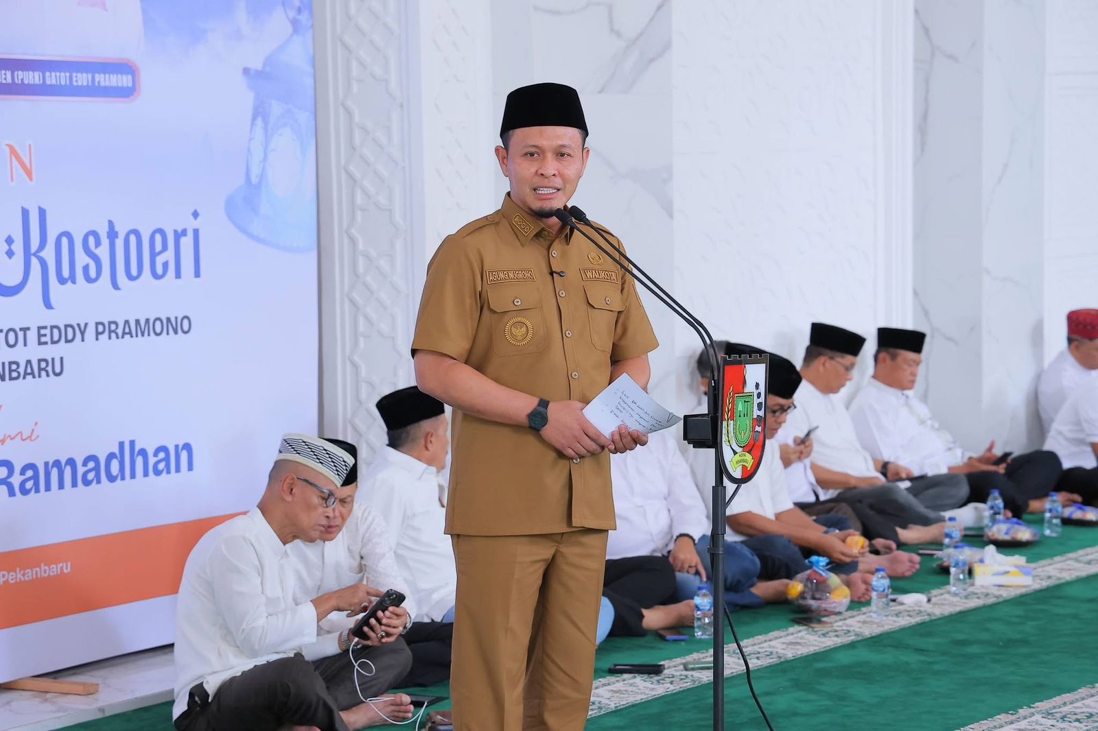 Wali Kota Pekanbaru Resmikan Masjid Al Kastoeri, Tetapkan sebagai Masjid Paripurna Kota