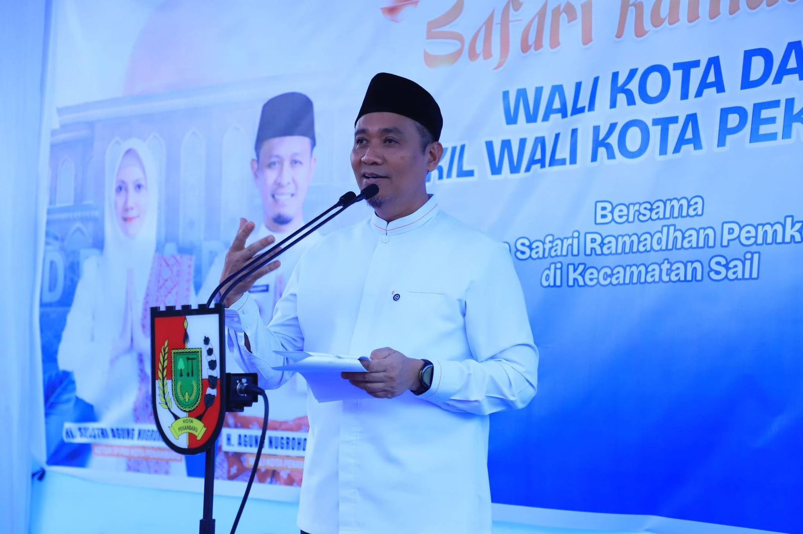 Wawako Markarius Ajak Warga Dukung Program Pemerintah Kota