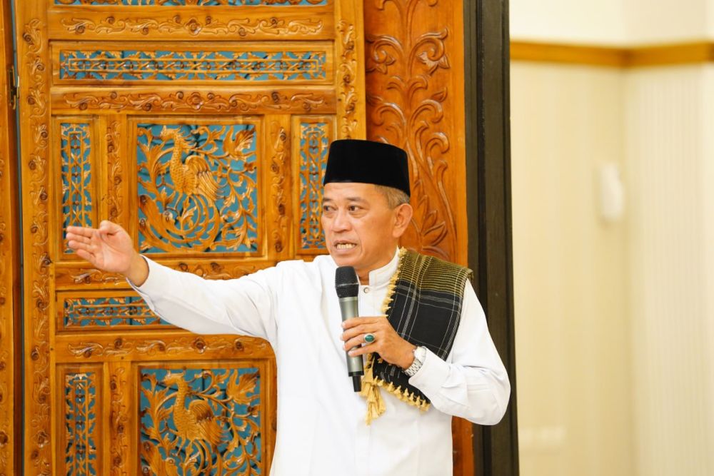 Tausiyah Keagamaan Warnai Halal Bihalal TP PKK Riau Jelang Bulan Suci