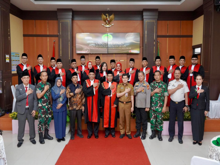 Pj Sekda Kampar Hadiri Sidang Pleno Laporan Tahunan Pengadilan Negeri Bangkinang Kelas 1B