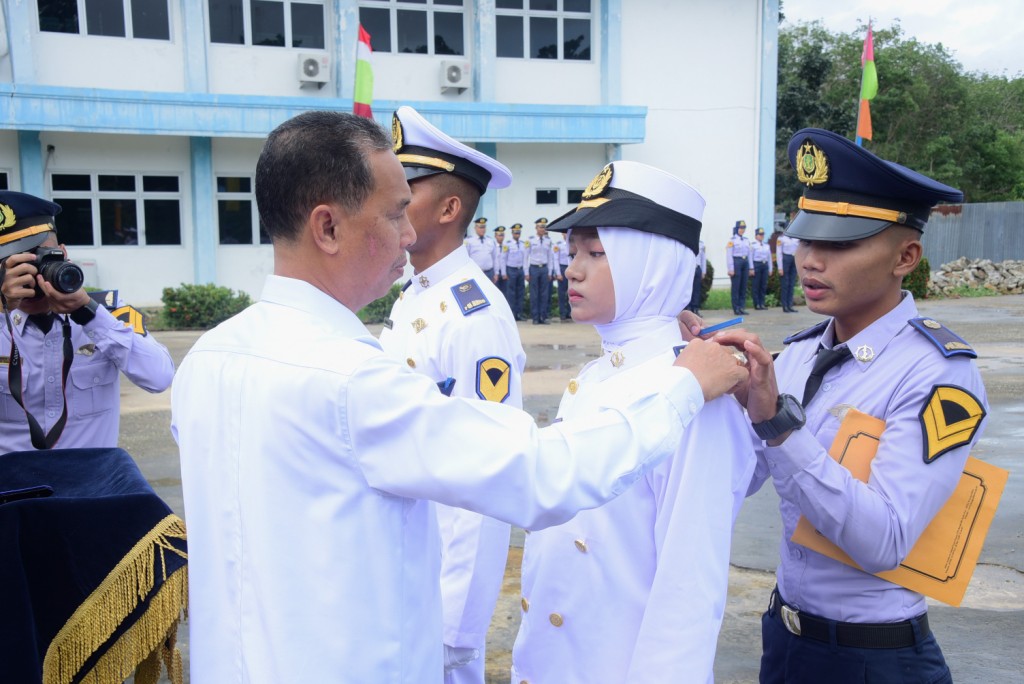 60 Taruna dan Taruni Kemaritiman Angkatan VIII Bengkalis Dilantik, Bupati Kasmarni Ucap Selamat dan Taniah