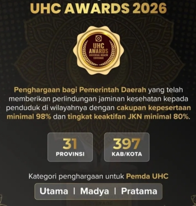 Pemprov Riau Terima Penghargaan UHC Awards 2026