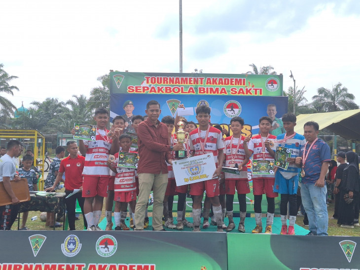 Turnamen Akademi Sepak Bola Bima Sakti Antar Pelajar Se Provinsi Riau Sukses Digelar.