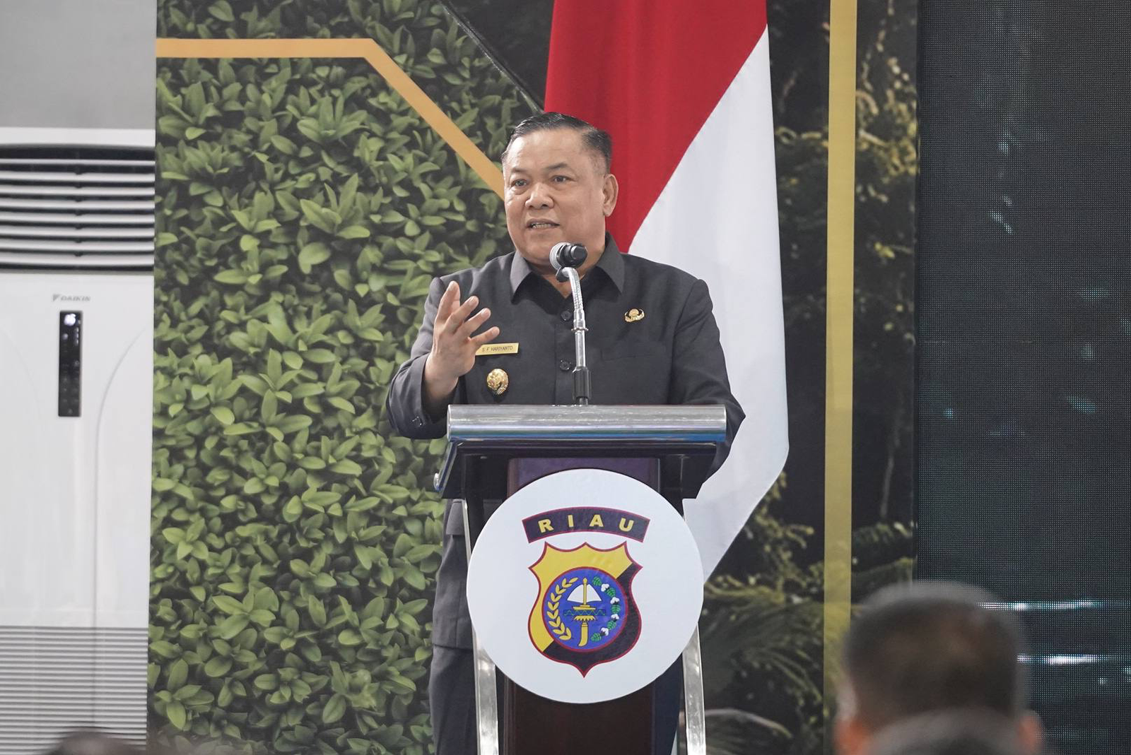 Sambut Kapolda Riau Baru, Plt Gubri: Kami Siap Bersinergi Demi Bumi Lancang Kuning