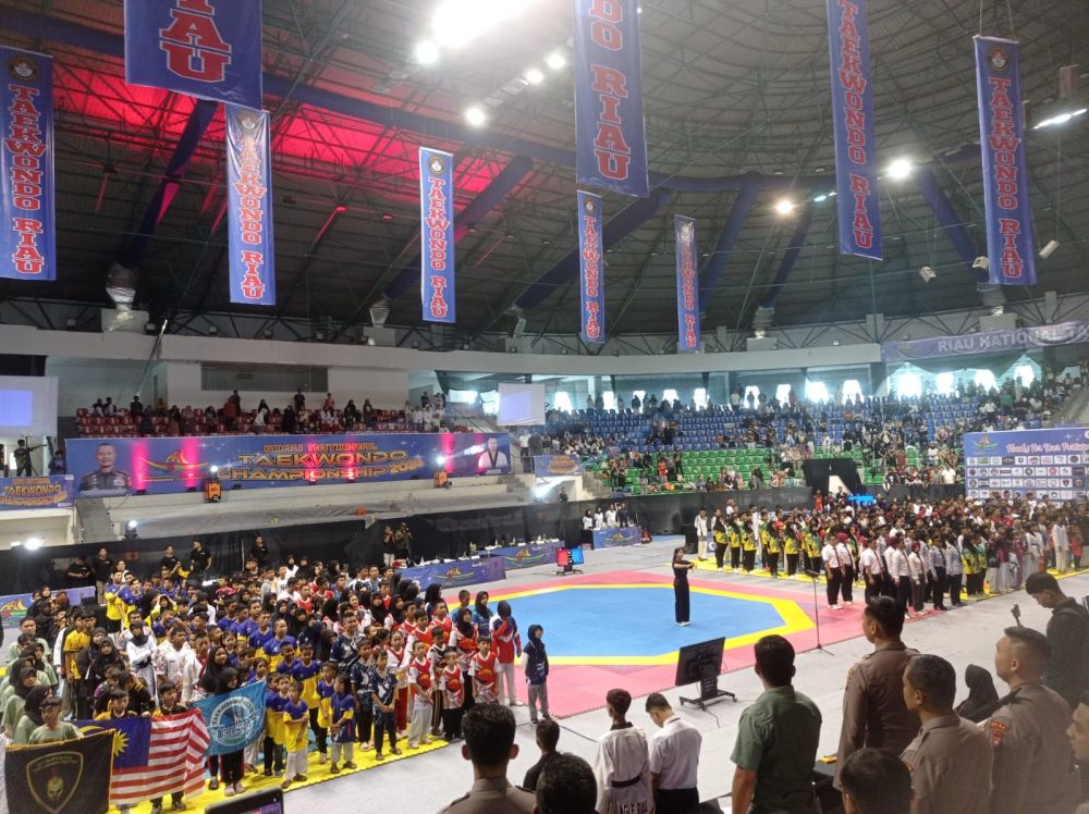 Dukungan Penuh Pemprov Riau: Fasilitas GOR Remaja Jadi Pusat Kejuaraan Taekwondo